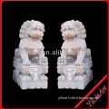 Life Size Strong Chinese Stone Lion Statues Sculptures YL-D139